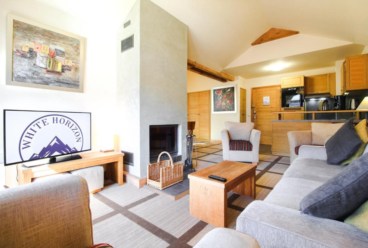 Exceptional 3 Bed Penthouse With Fireplace And Stunning Views Flaine Eksteriør billede
