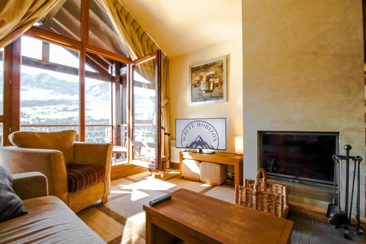 Exceptional 3 Bed Penthouse With Fireplace And Stunning Views Flaine Eksteriør billede