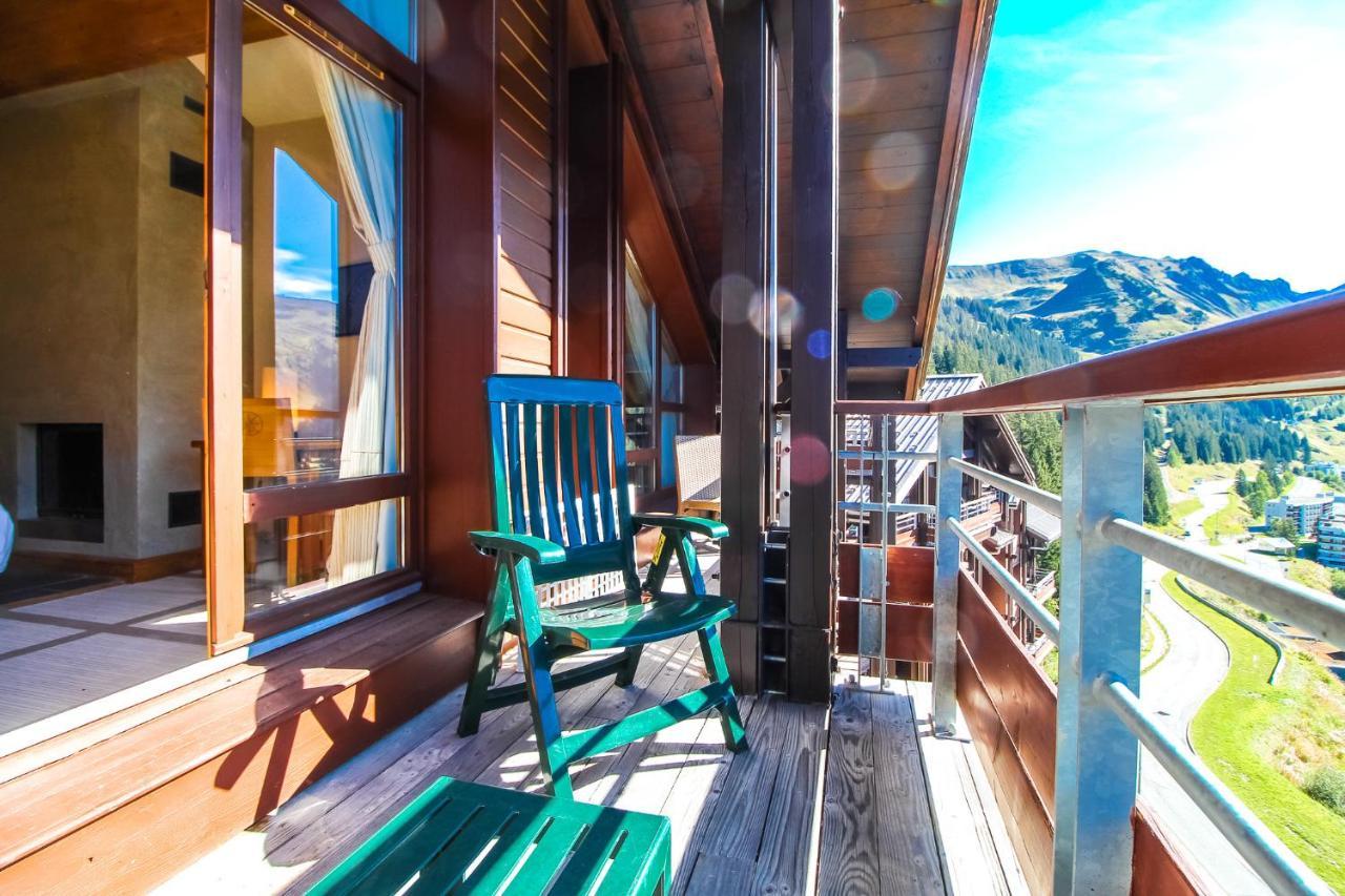 Exceptional 3 Bed Penthouse With Fireplace And Stunning Views Flaine Eksteriør billede
