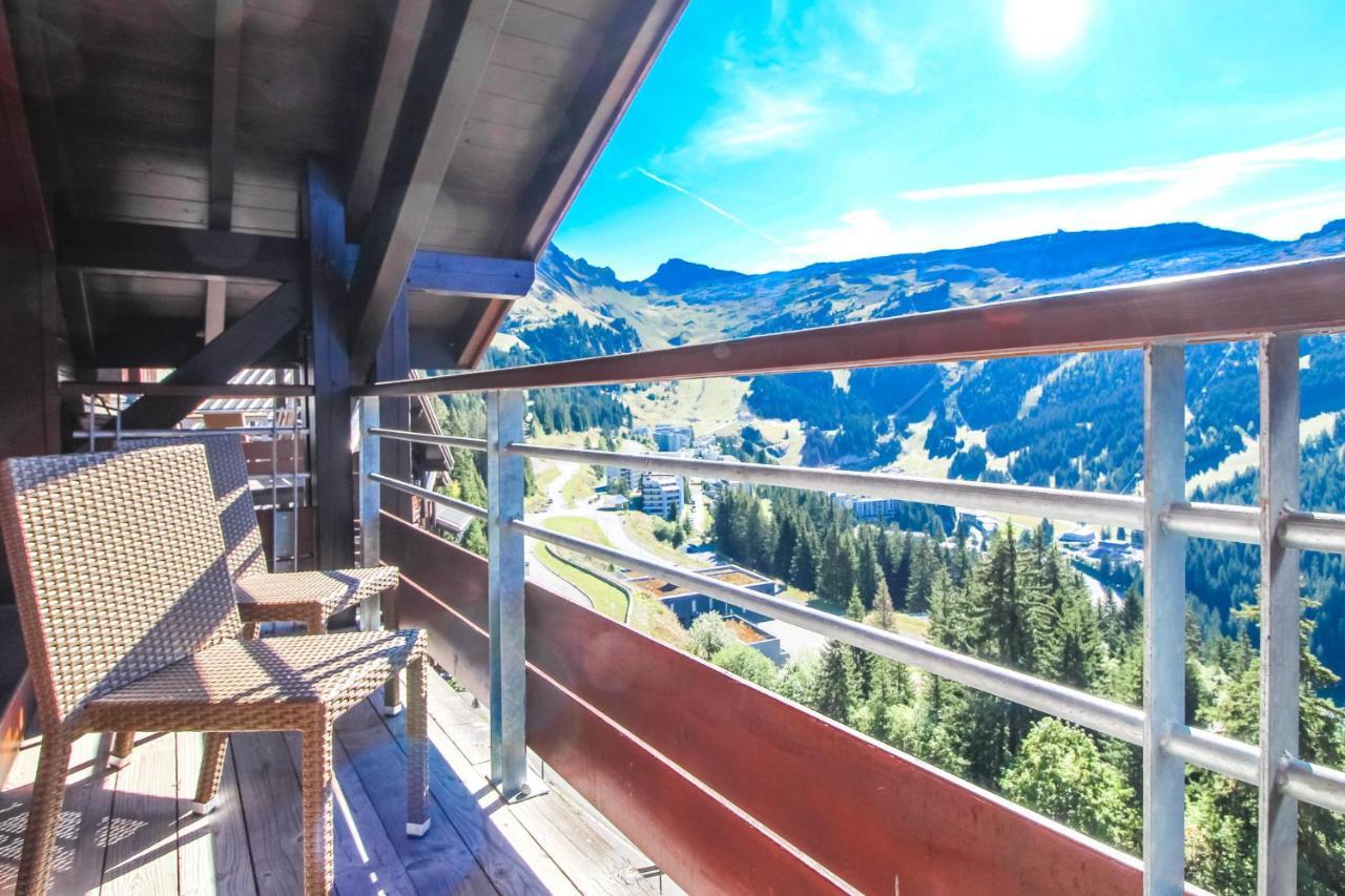 Exceptional 3 Bed Penthouse With Fireplace And Stunning Views Flaine Eksteriør billede