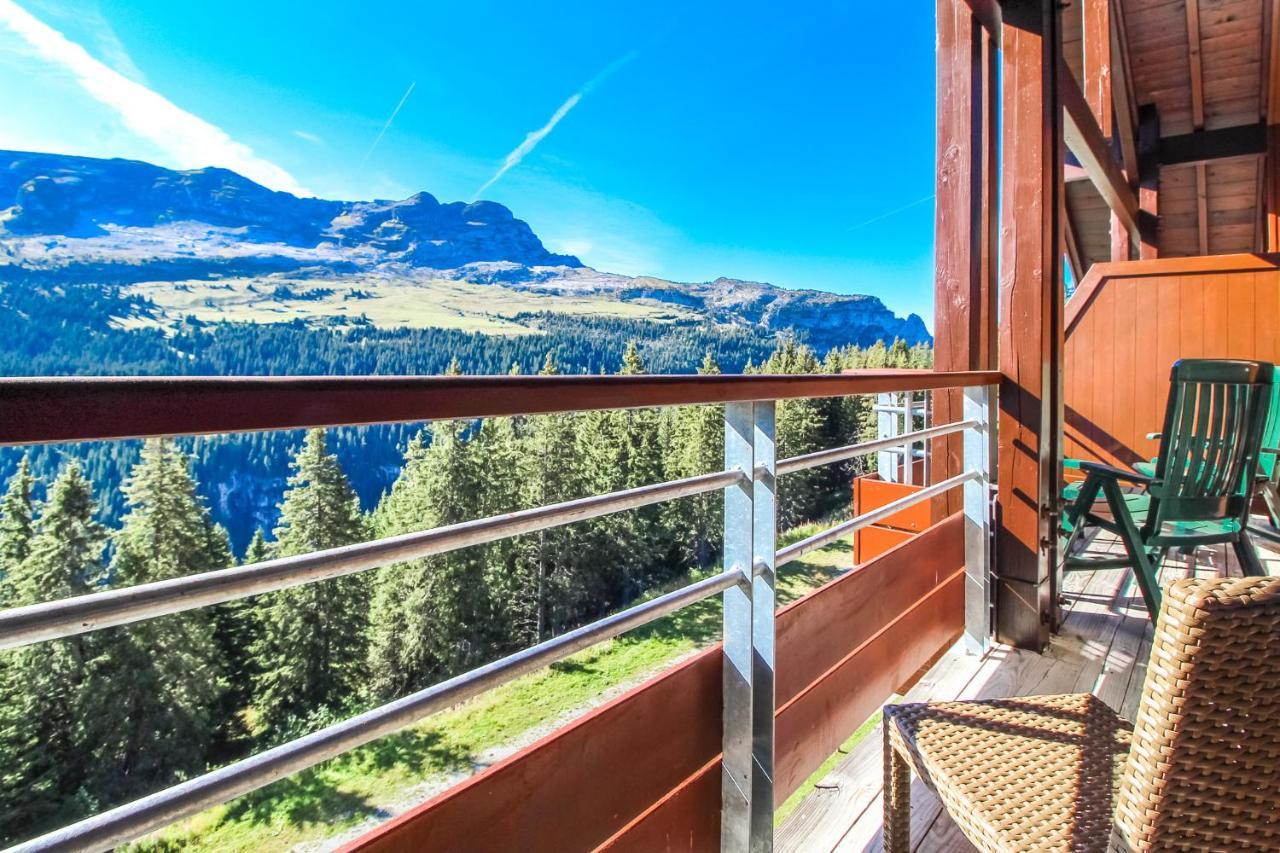 Exceptional 3 Bed Penthouse With Fireplace And Stunning Views Flaine Eksteriør billede