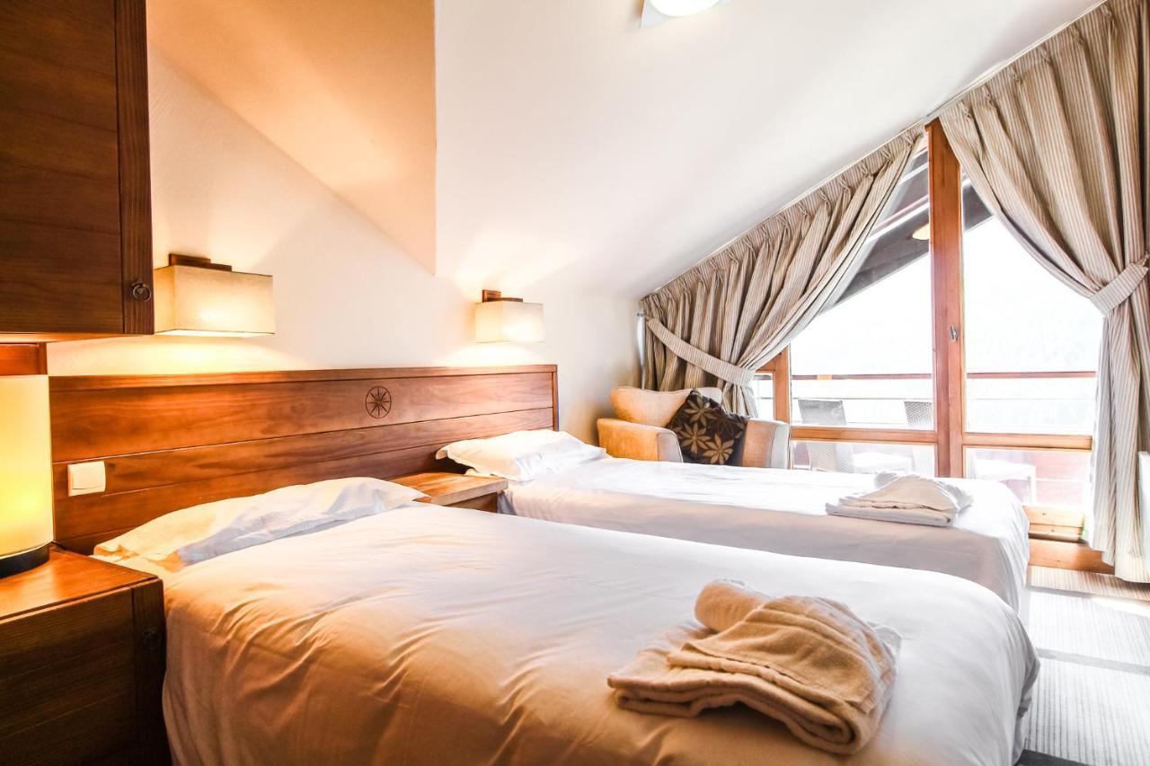 Exceptional 3 Bed Penthouse With Fireplace And Stunning Views Flaine Eksteriør billede
