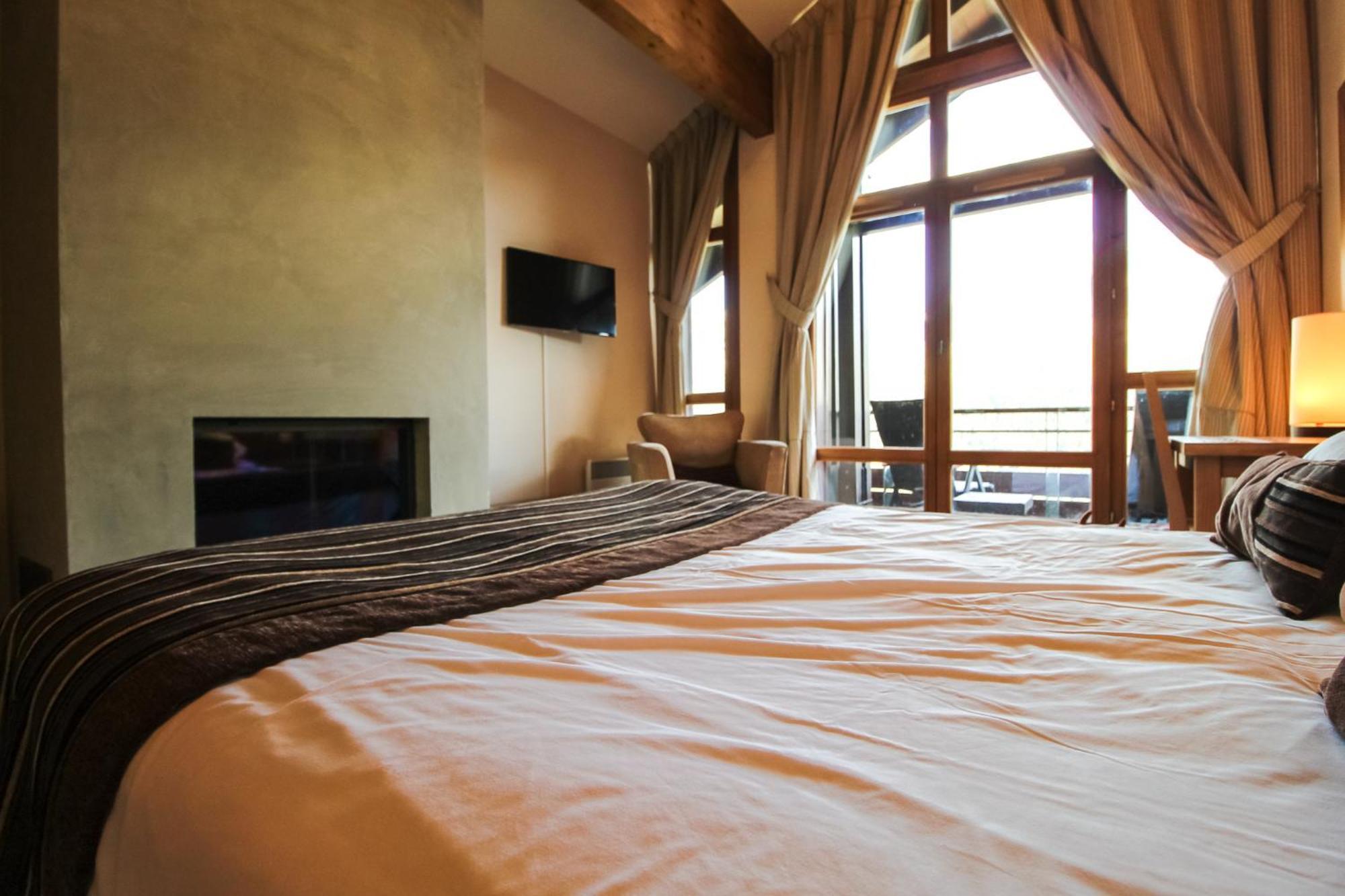 Exceptional 3 Bed Penthouse With Fireplace And Stunning Views Flaine Eksteriør billede
