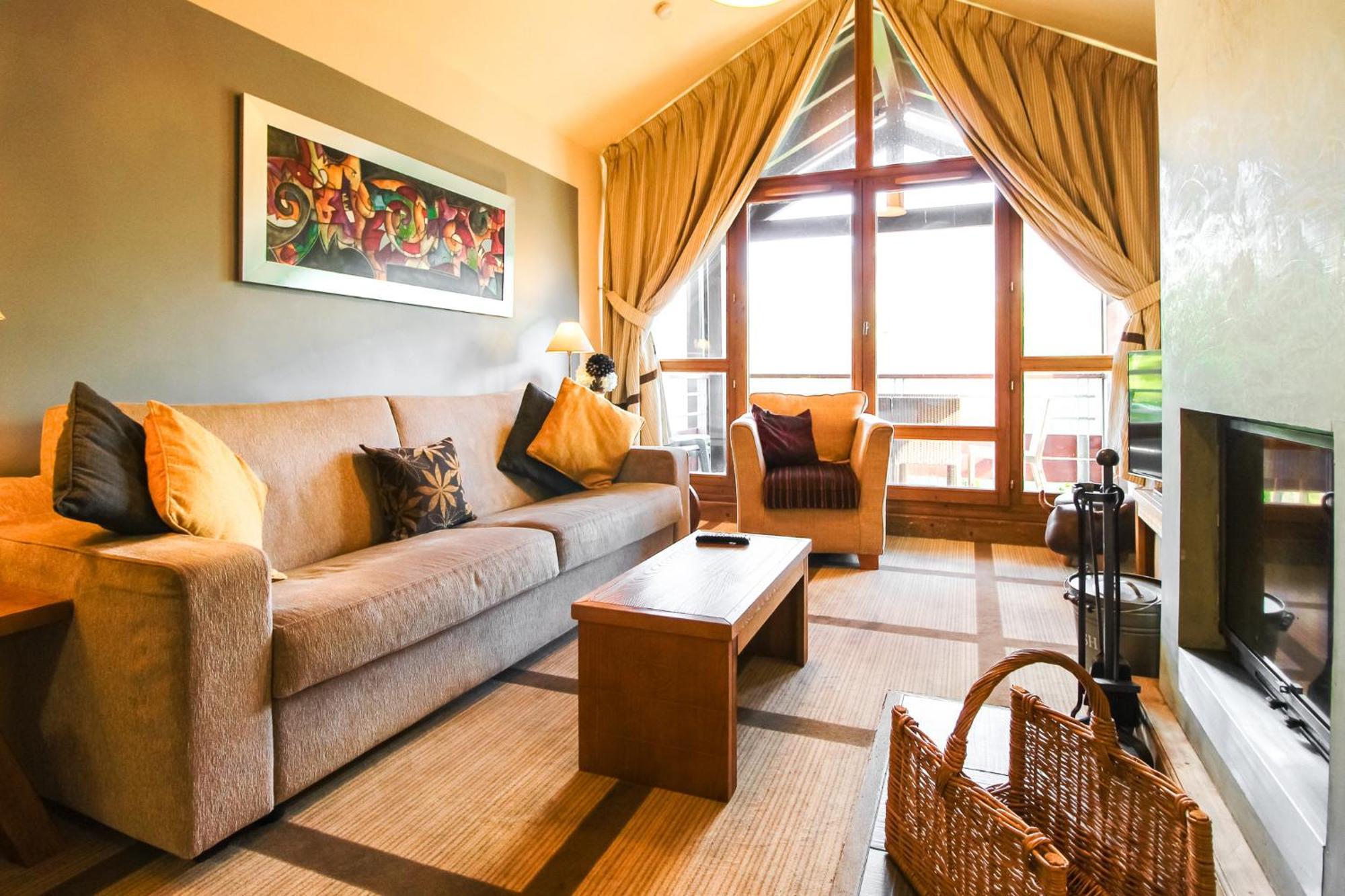 Exceptional 3 Bed Penthouse With Fireplace And Stunning Views Flaine Eksteriør billede