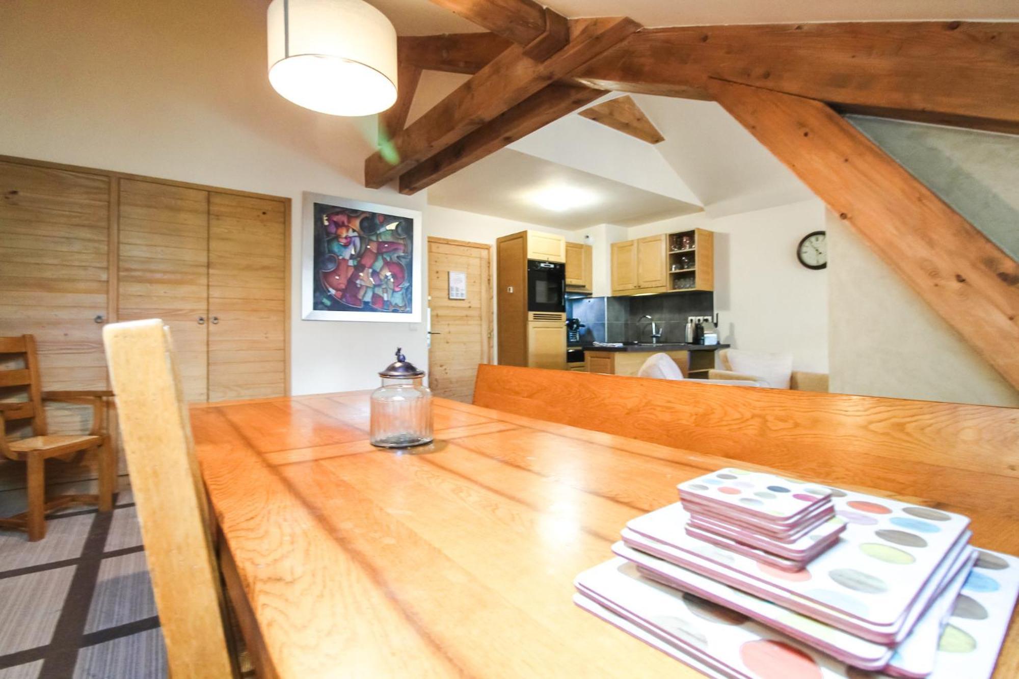 Exceptional 3 Bed Penthouse With Fireplace And Stunning Views Flaine Eksteriør billede