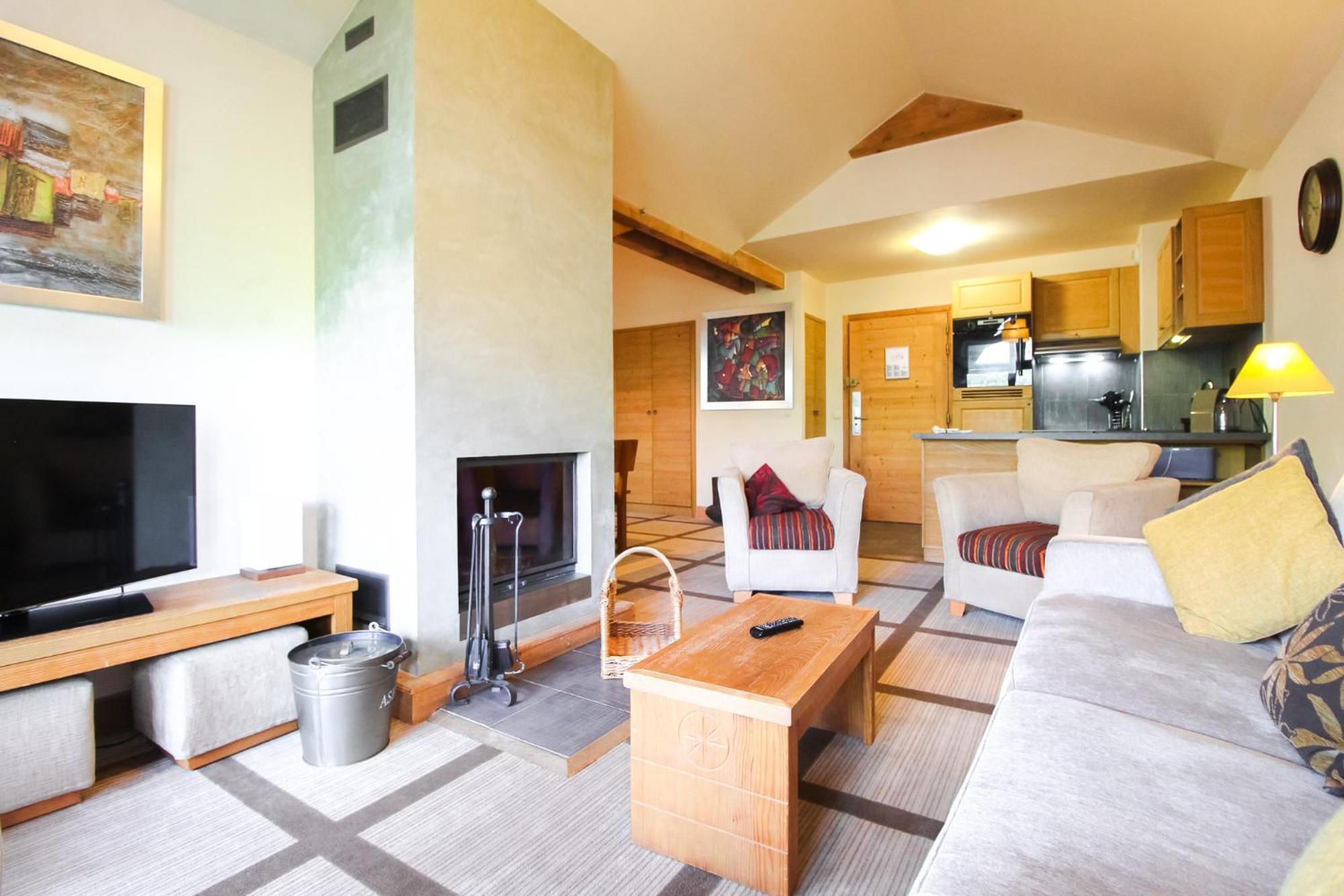 Exceptional 3 Bed Penthouse With Fireplace And Stunning Views Flaine Eksteriør billede