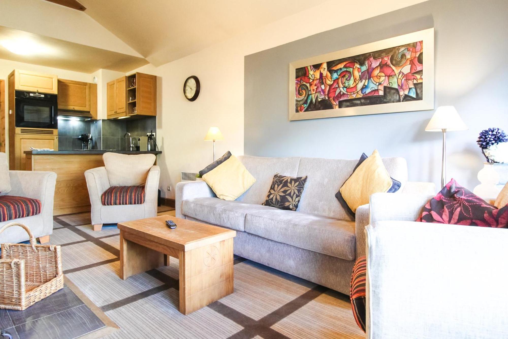 Exceptional 3 Bed Penthouse With Fireplace And Stunning Views Flaine Eksteriør billede
