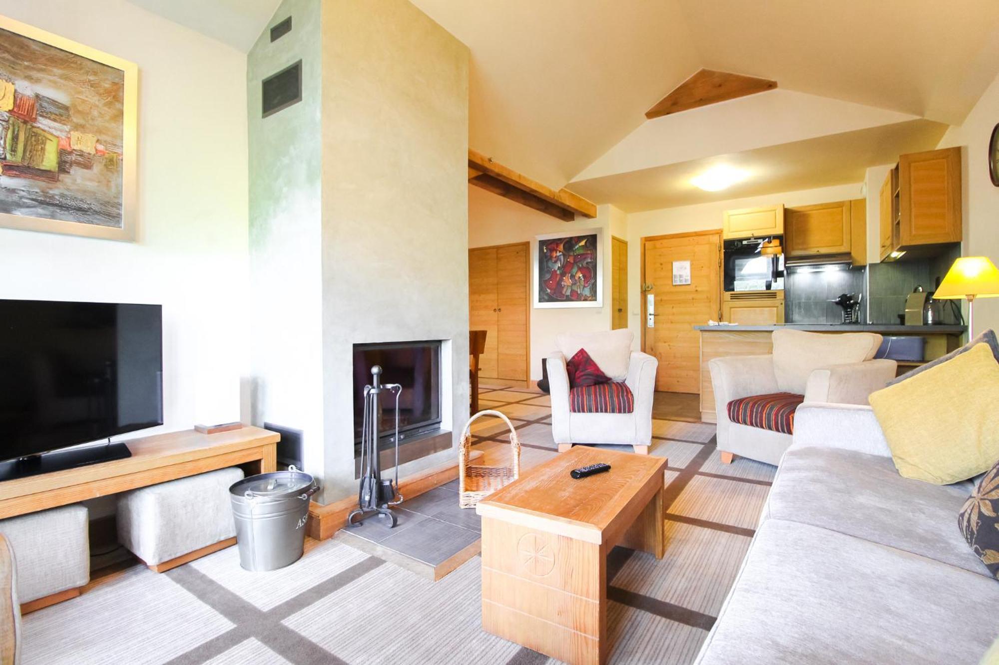 Exceptional 3 Bed Penthouse With Fireplace And Stunning Views Flaine Eksteriør billede