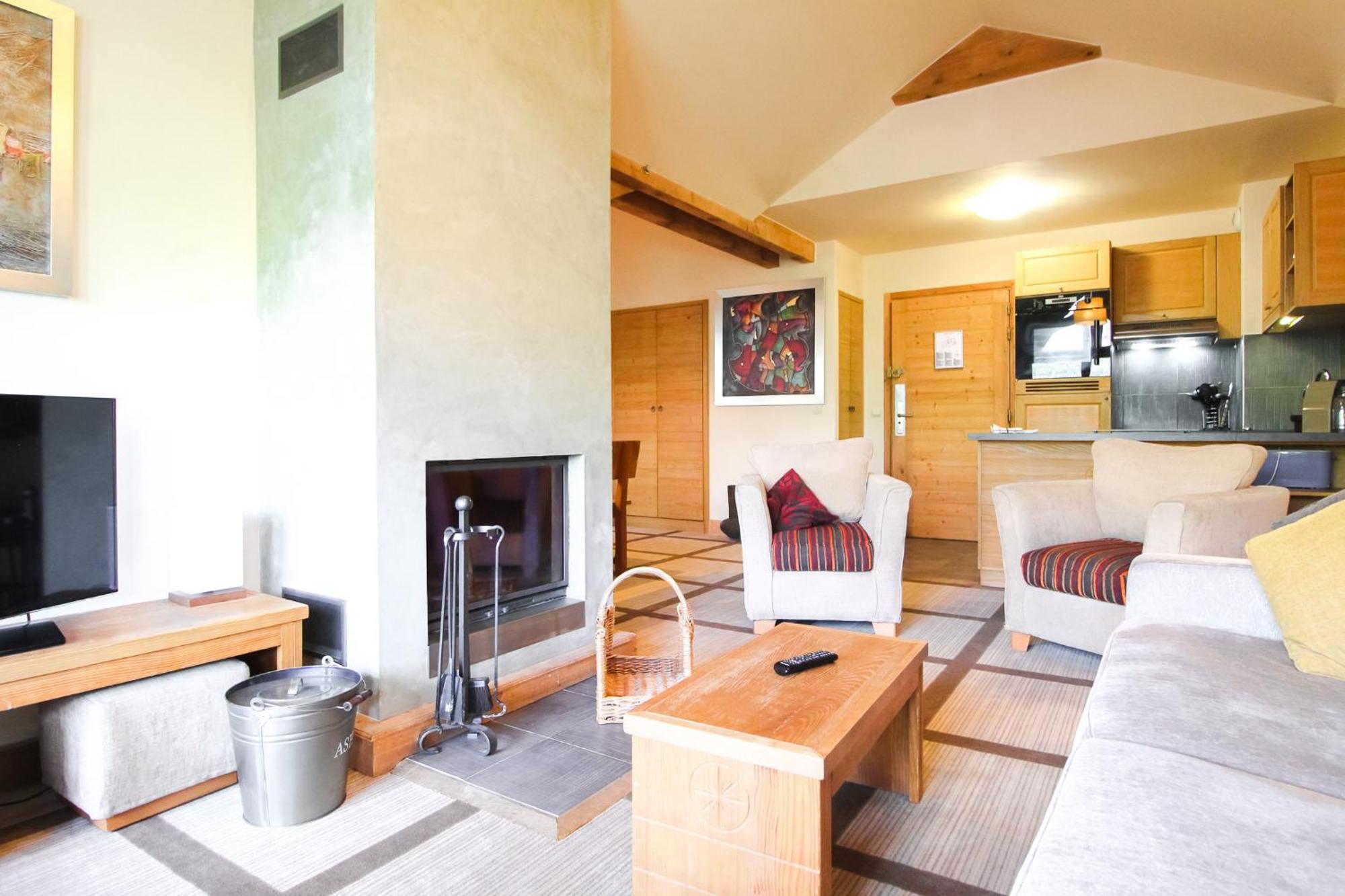 Exceptional 3 Bed Penthouse With Fireplace And Stunning Views Flaine Eksteriør billede