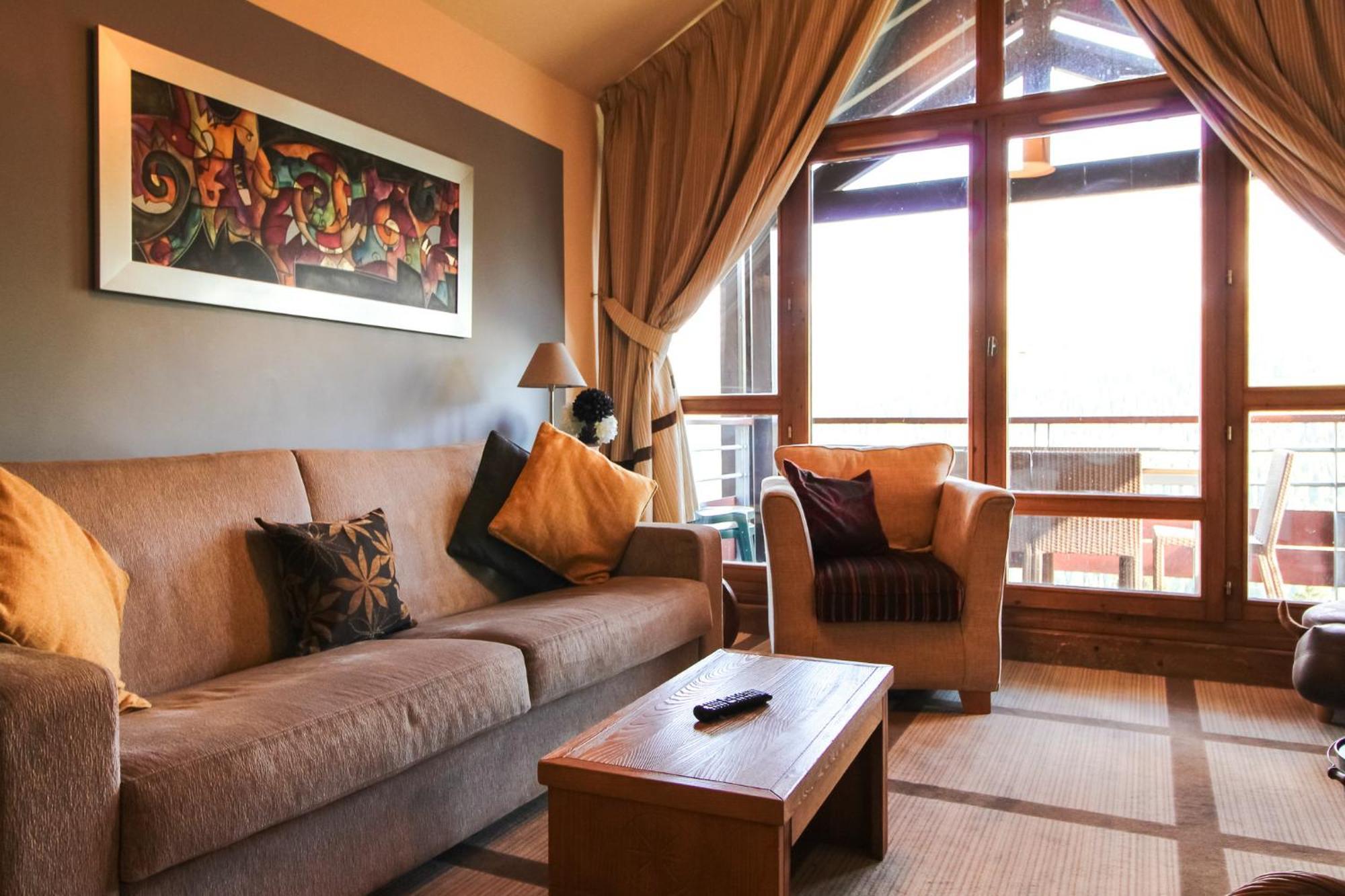 Exceptional 3 Bed Penthouse With Fireplace And Stunning Views Flaine Eksteriør billede