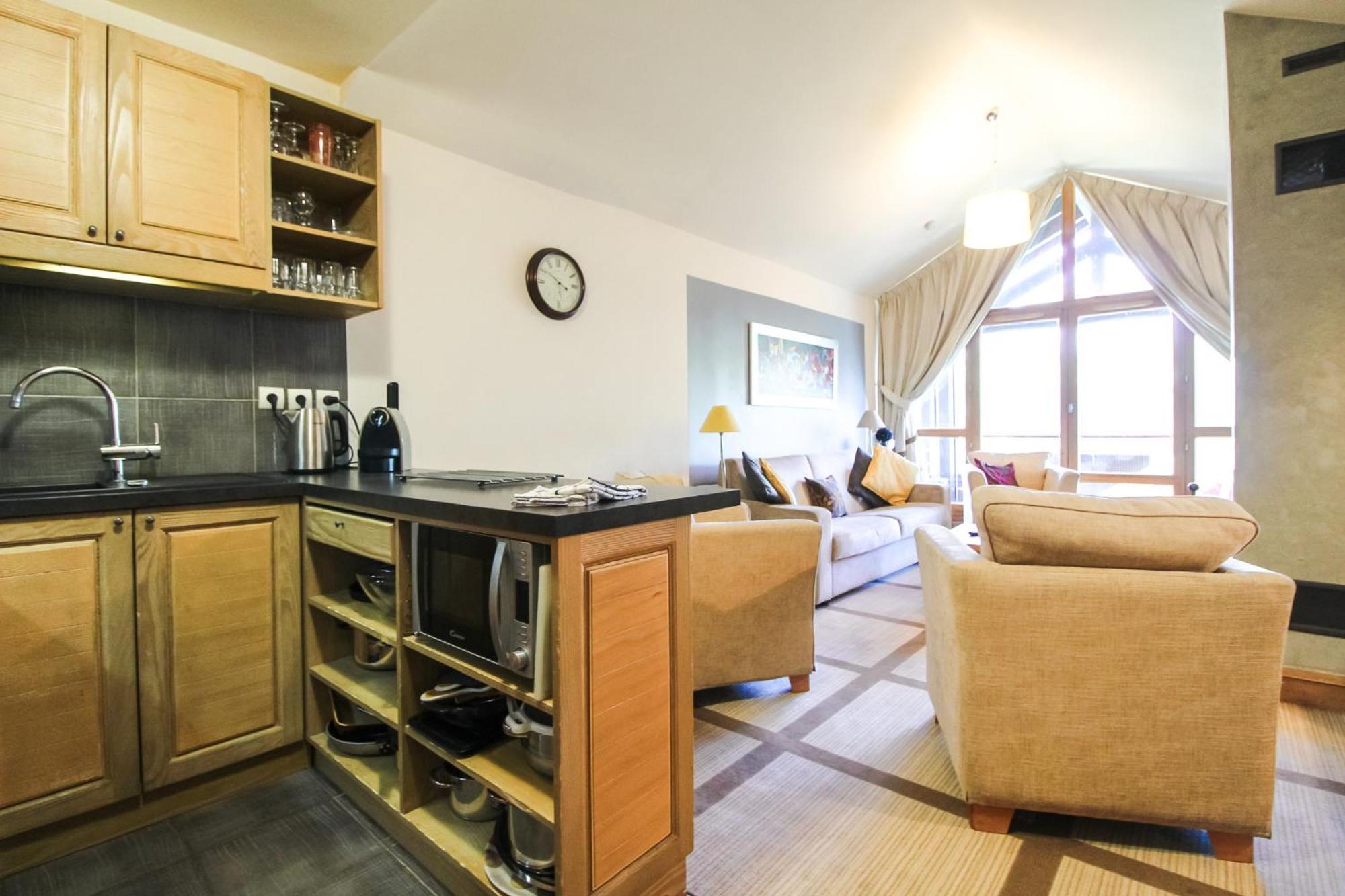 Exceptional 3 Bed Penthouse With Fireplace And Stunning Views Flaine Eksteriør billede