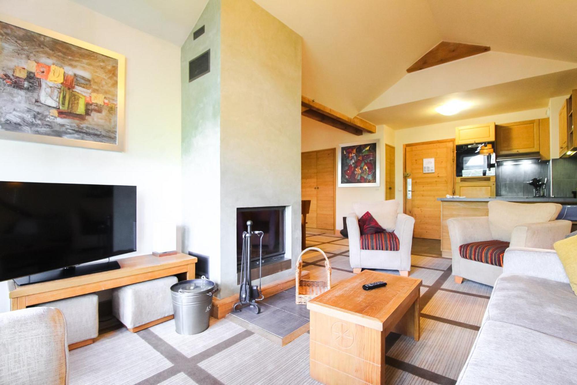 Exceptional 3 Bed Penthouse With Fireplace And Stunning Views Flaine Eksteriør billede