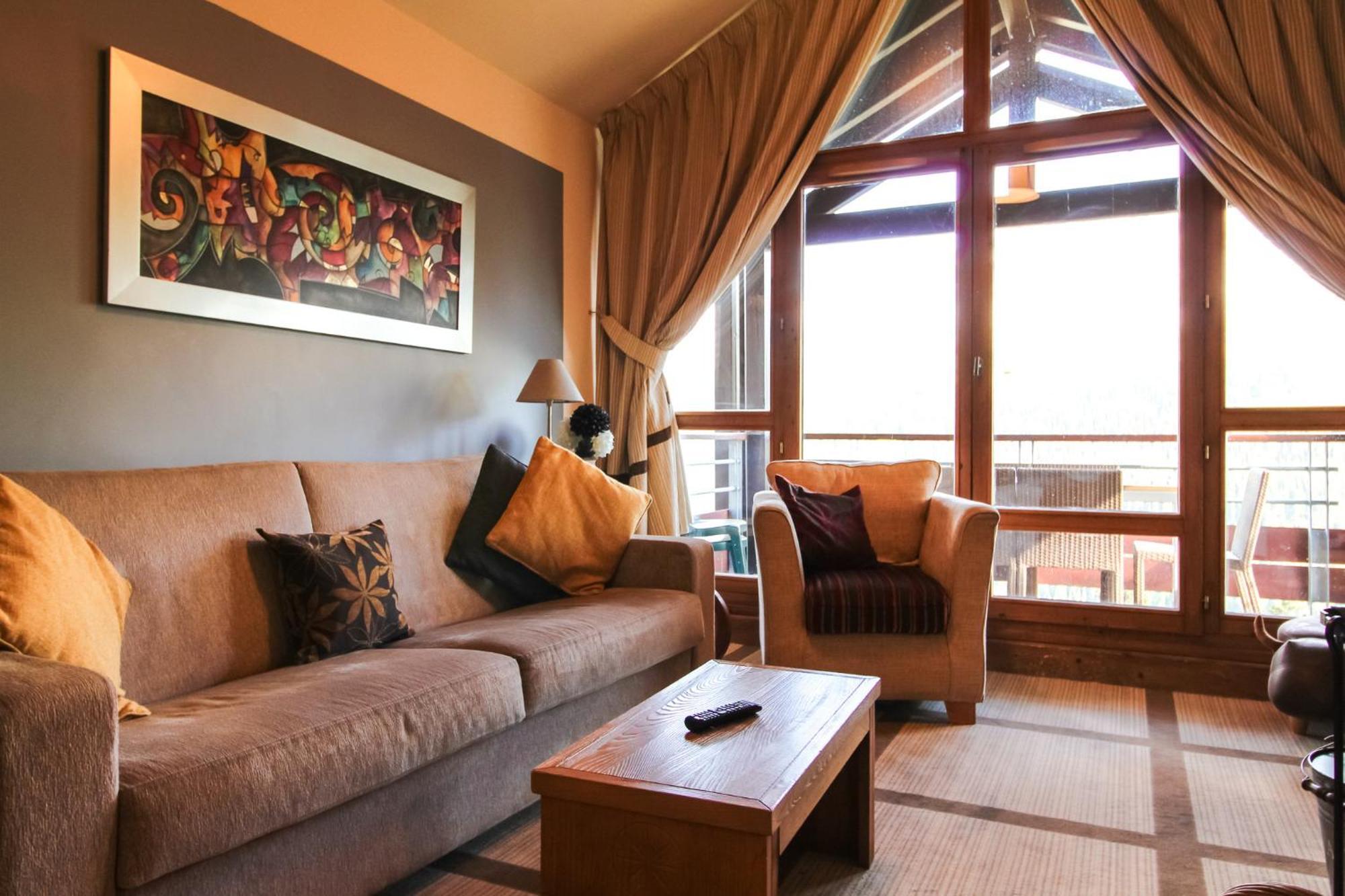 Exceptional 3 Bed Penthouse With Fireplace And Stunning Views Flaine Eksteriør billede