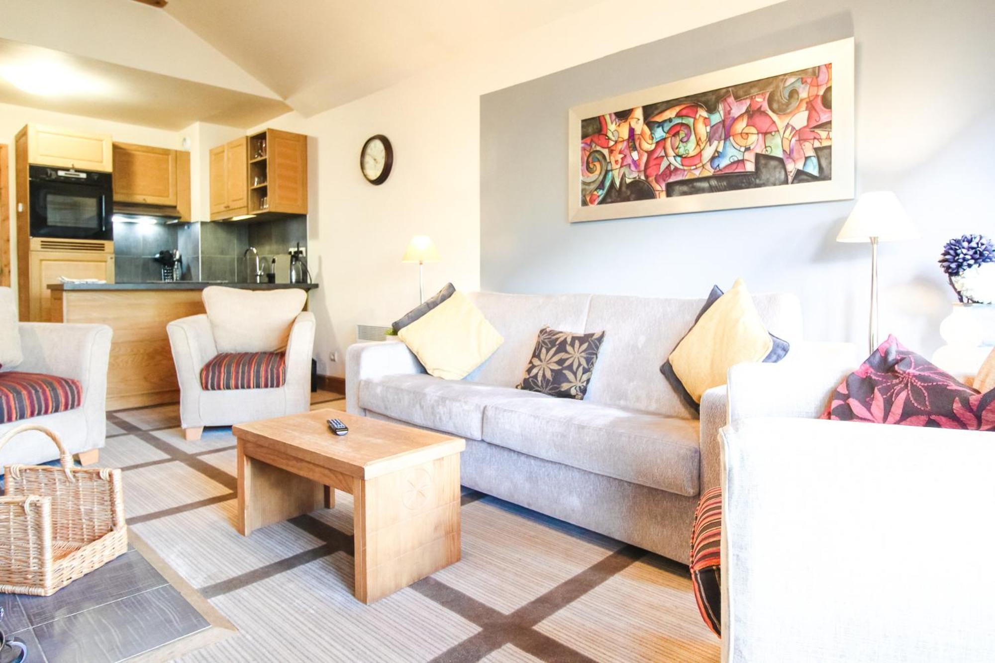 Exceptional 3 Bed Penthouse With Fireplace And Stunning Views Flaine Eksteriør billede